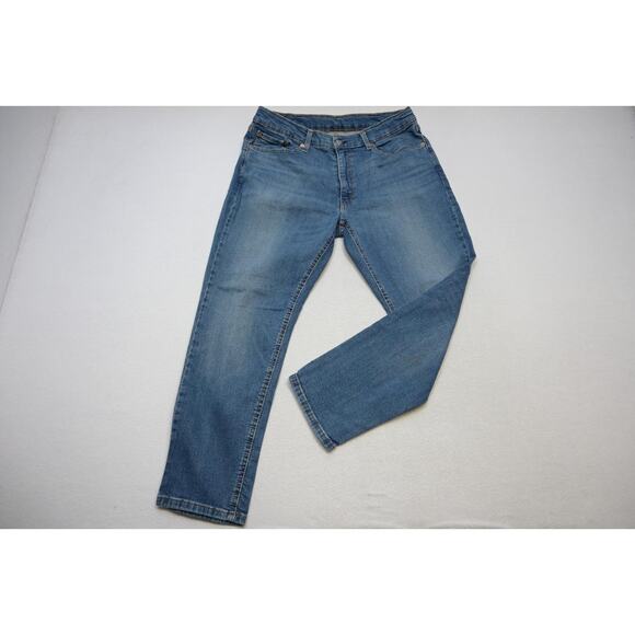 Levi's 550 Relaxed Fit Straight Blue Denim Jeans Mens Size 38 x 30 - Picture 2 of 8